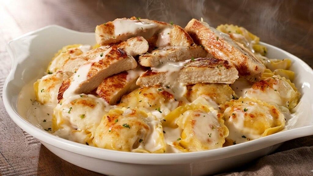 Chicken Tortelloni Alfredo