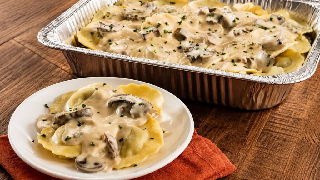 Creamy Mushroom Ravioli (Serves 4 - 6)