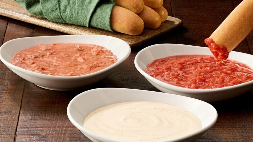 Dipping Sauces Includes Breadsticks (V)