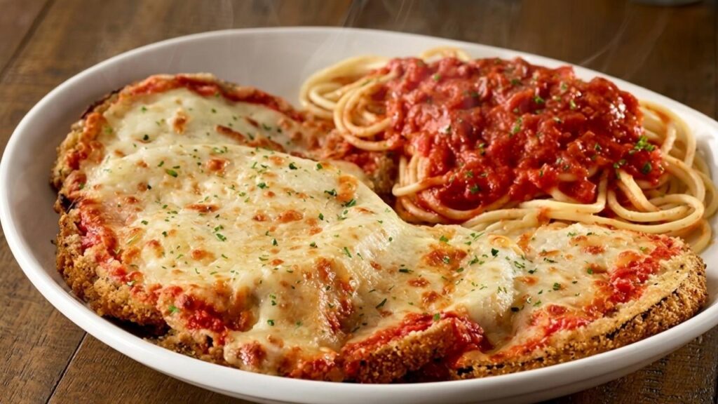 Eggplant Parmigiana (V)