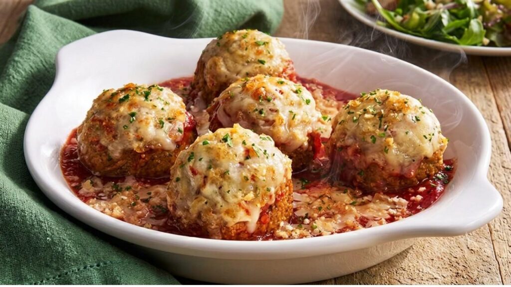 Meatballs Parmigiana