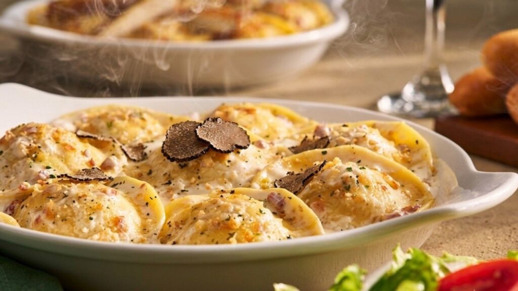 Ravioli Carbonara