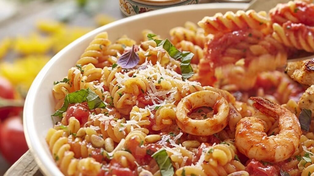 Rotini Pasta with Marinara