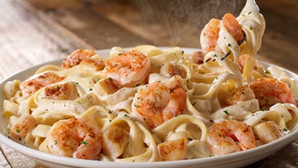 Seafood Alfredo
