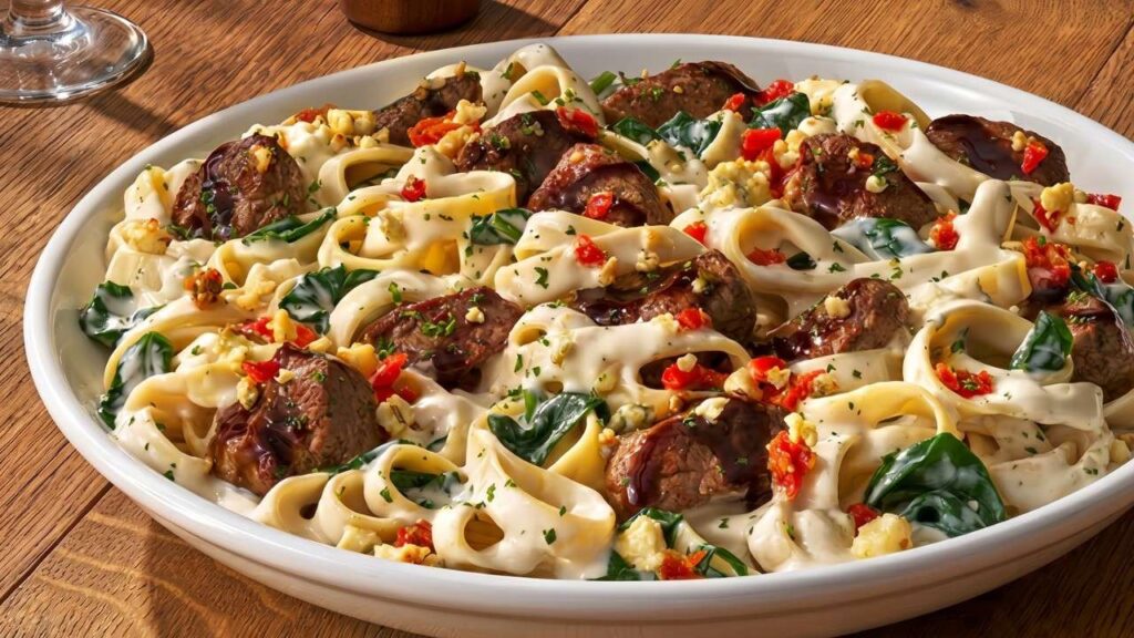 Steak Gorgonzola Alfredo