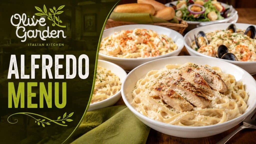 0live garden alfredo menu