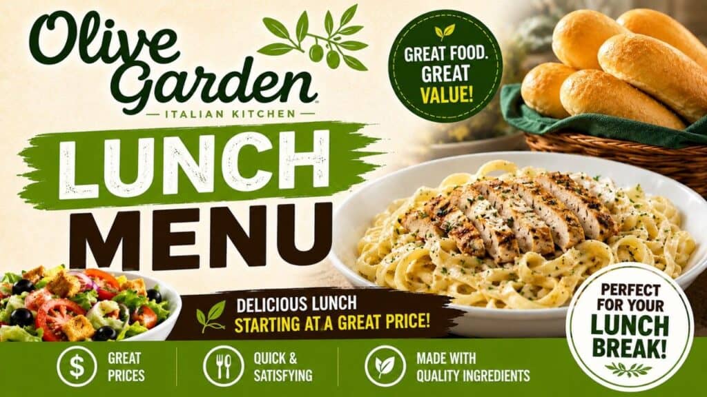 olive garden lunch menu