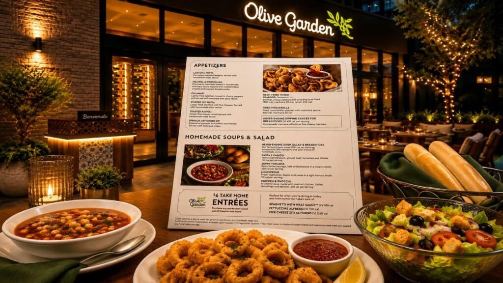 olive garden menu prices